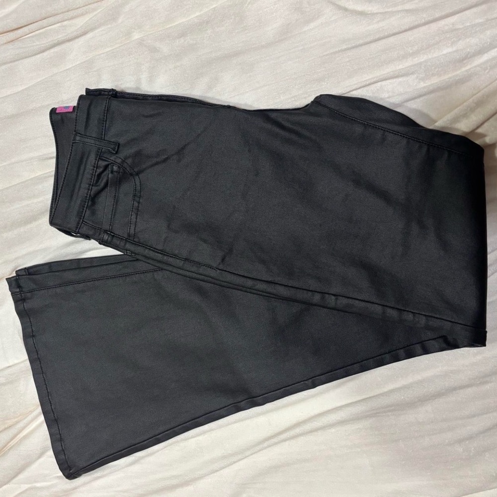 Edikted Black Luna Faux Leather Pants